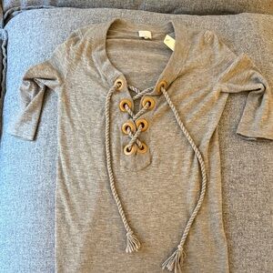 Gray Phillip Lim Lace-Up Women's Top